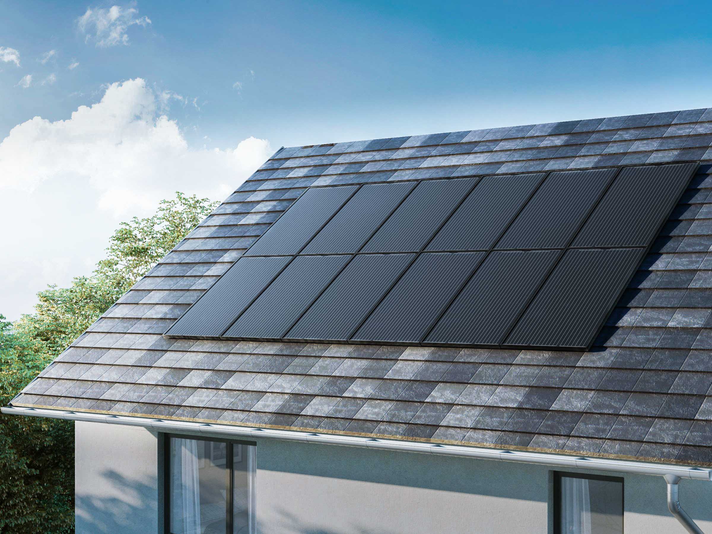 PANNEAUX SOLAIRES SUR TOITURE INCLINÉE - Hympulse